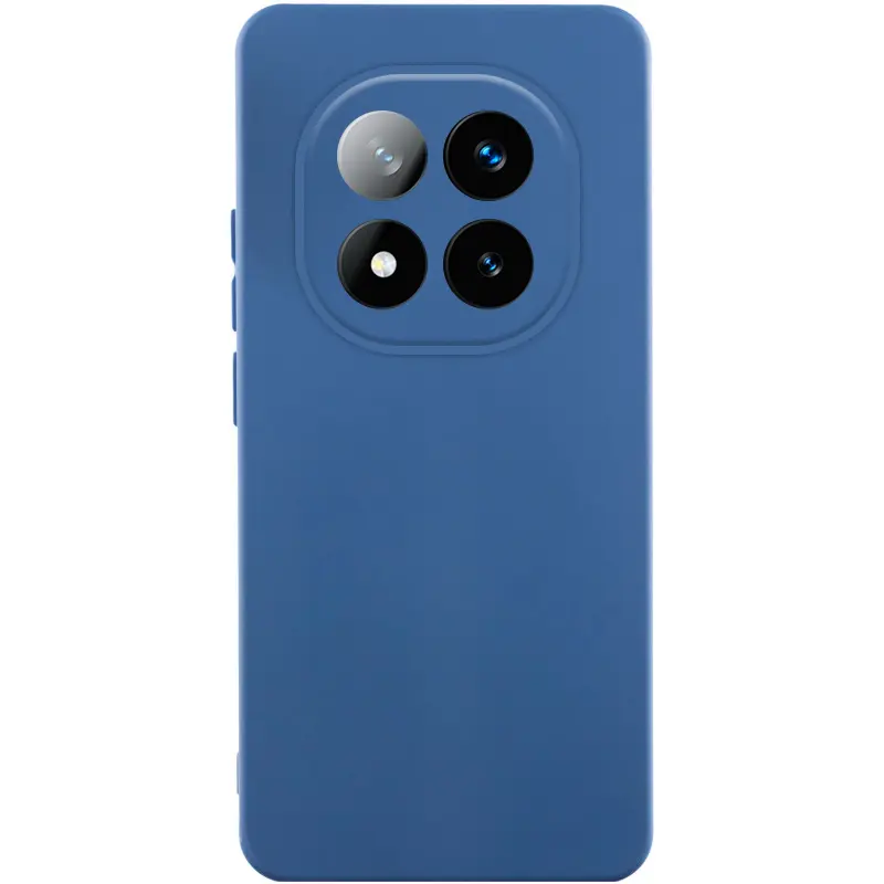 Чохол Silicone Cover Lakshmi Full Camera (AAA) для Xiaomi Redmi Note 15 4G/5G (EU), Синій / Denim Blue, Силікон, купити оптом з доставкою