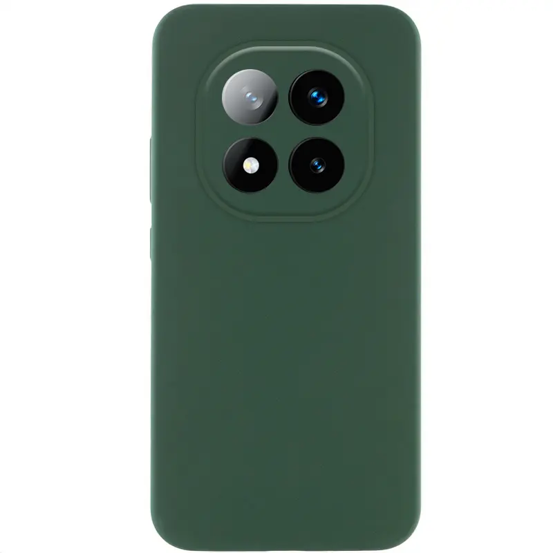 Чехол Silicone Cover Lakshmi Full Camera (AAA) для Xiaomi Redmi Note 15 Pro 4G, Зеленый / Cyprus Green, Силикон, купить оптом с доставкой