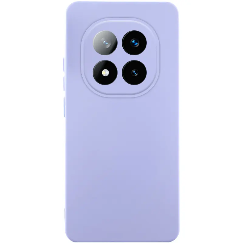 Чехол Silicone Cover Lakshmi Full Camera (AAA) для Xiaomi Redmi Note 15 Pro 4G, Сиреневый / Dasheen, Силикон, купить оптом с доставкой