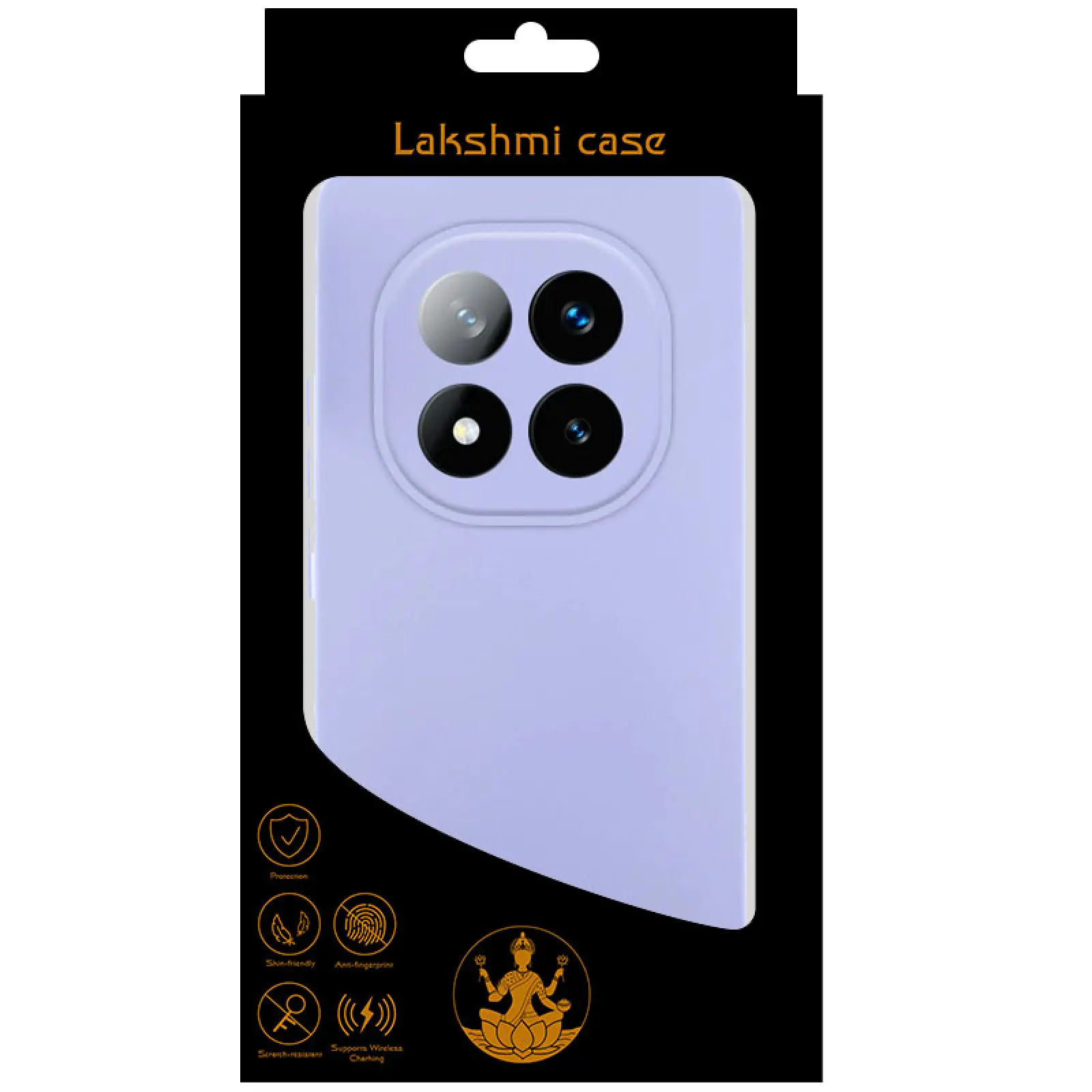 Чехол Silicone Cover Lakshmi Full Camera (AAA) для Xiaomi Redmi Note 15 Pro 4G, Сиреневый / Dasheen 3, Силикон, купить оптом с доставкой