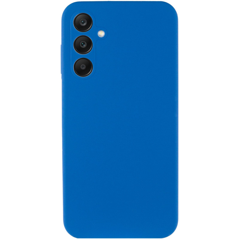 Чехол Silicone Cover Lakshmi Full Camera (AAA) для Samsung Galaxy A27, Синий / Denim Blue, Силикон, купить оптом с доставкой