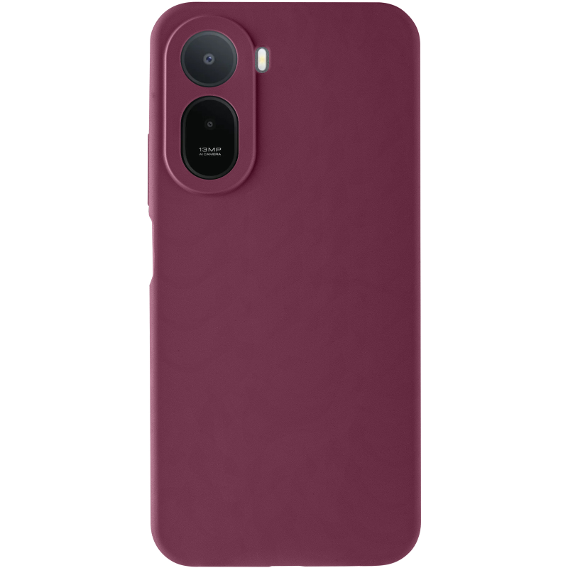 Чехол Silicone Cover Lakshmi Full Camera (AAA) для Xiaomi Redmi A7 Pro 4G / Poco C81, Бордовый / Plum 1, Силикон, купить оптом с доставкой