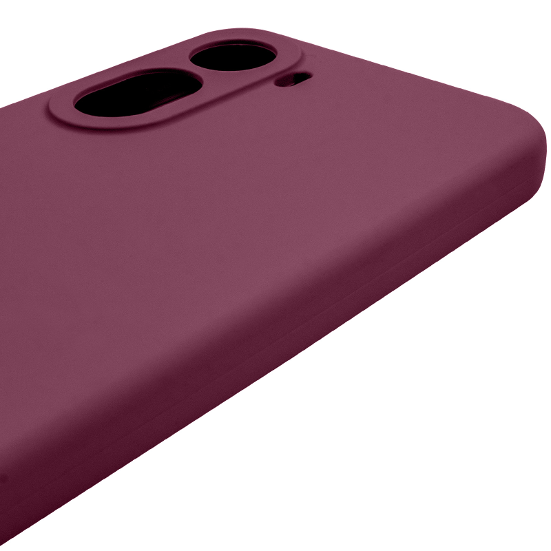 Чехол Silicone Cover Lakshmi Full Camera (AAA) для Xiaomi Redmi A7 Pro 4G / Poco C81, Бордовый / Plum 3, Силикон, купить оптом с доставкой