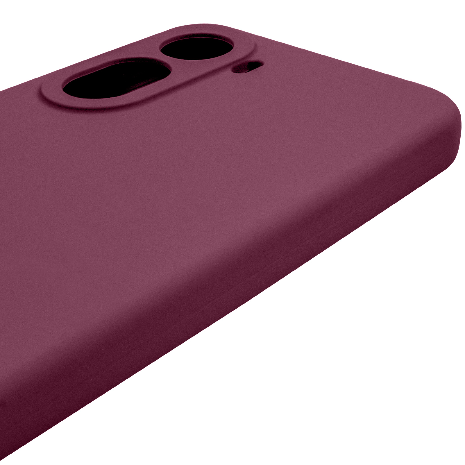 Чехол Silicone Cover Lakshmi Full Camera (AAA) для Xiaomi Redmi A7 Pro 4G / Poco C81, Бордовый / Plum 3, Силикон, купить оптом с доставкой