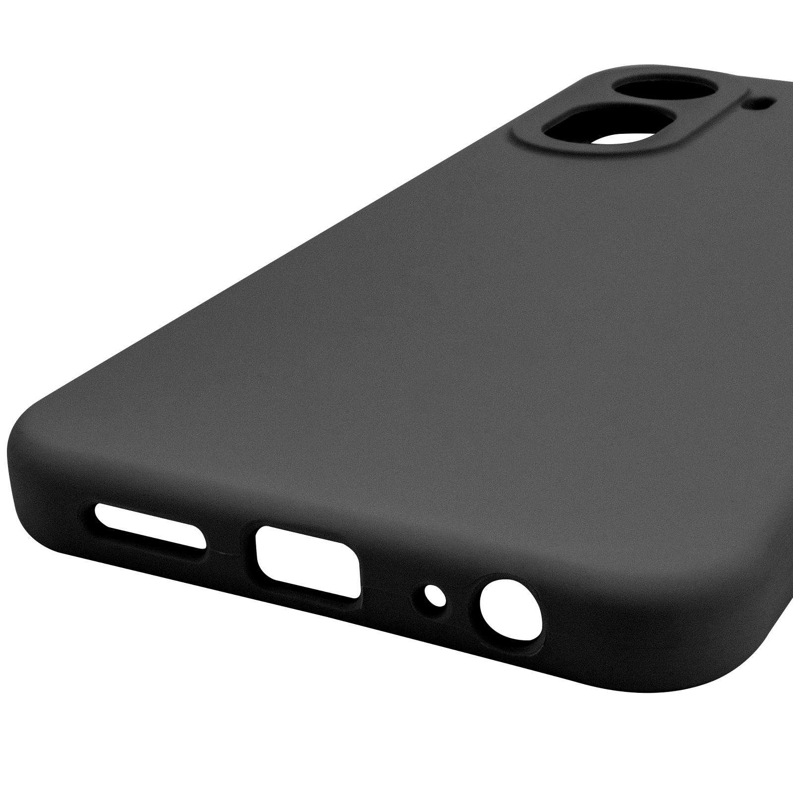 Чехол Silicone Cover Lakshmi Full Camera (AAA) для Xiaomi Redmi A7 Pro 4G / Poco C81, Черный / Black 4, Силикон, купить оптом с доставкой