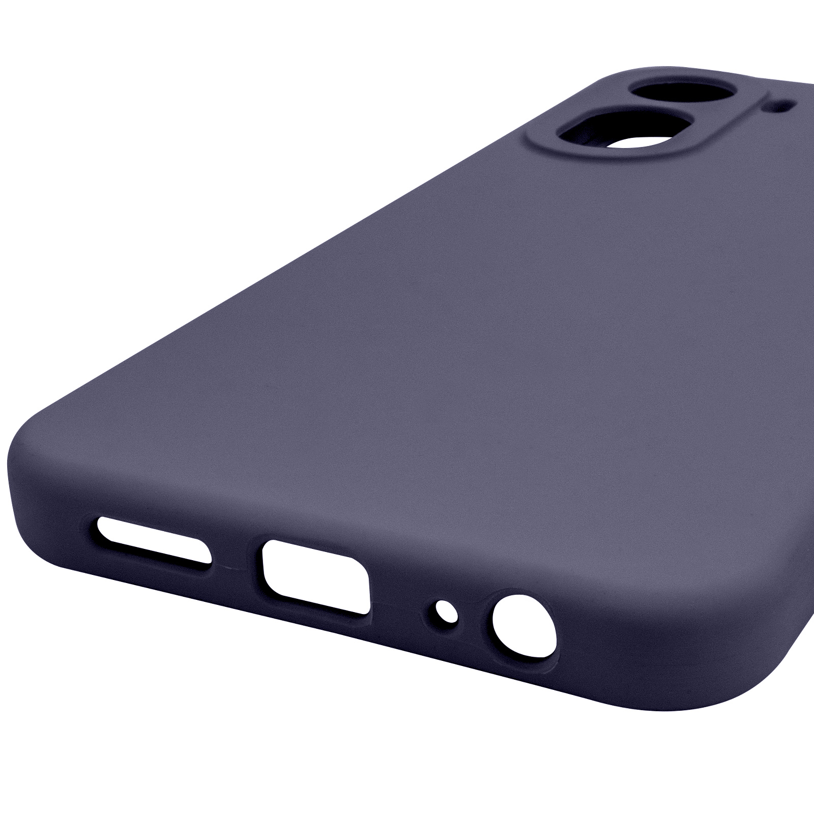 Чехол Silicone Cover Lakshmi Full Camera (AAA) для Xiaomi Redmi A7 Pro 4G / Poco C81, Темно-синий / Midnight blue 4, Силикон, купить оптом с доставкой