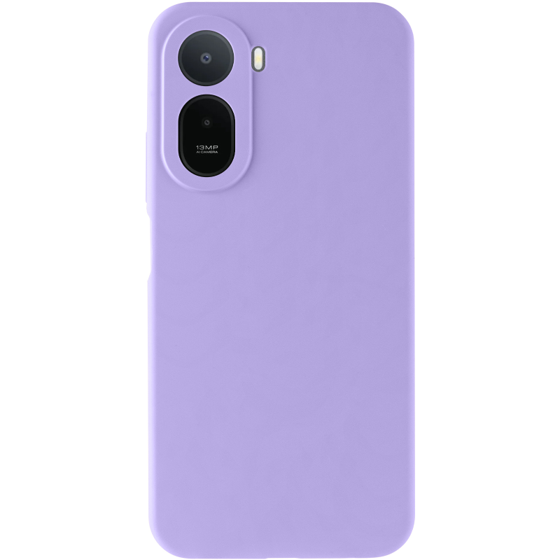 Чехол Silicone Cover Lakshmi Full Camera (AAA) для Xiaomi Redmi A7 Pro 4G / Poco C81, Сиреневый / Dasheen 1, Силикон, купить оптом с доставкой
