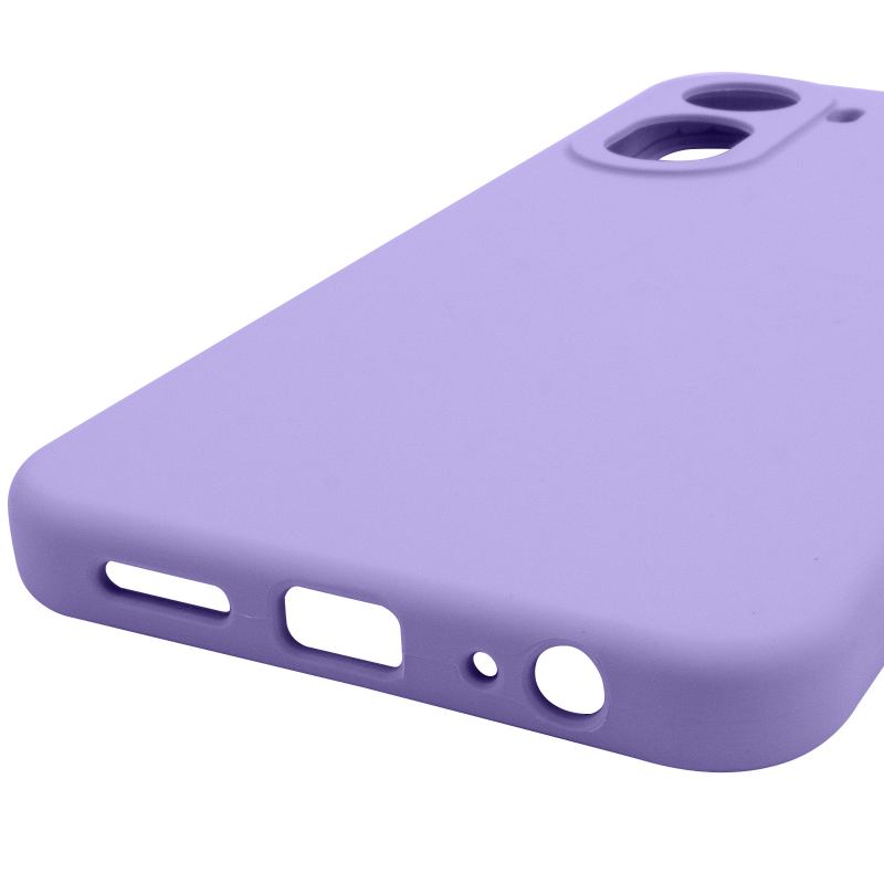 Чехол Silicone Cover Lakshmi Full Camera (AAA) для Xiaomi Redmi A7 Pro 4G / Poco C81, Сиреневый / Dasheen 4, Силикон, купить оптом с доставкой