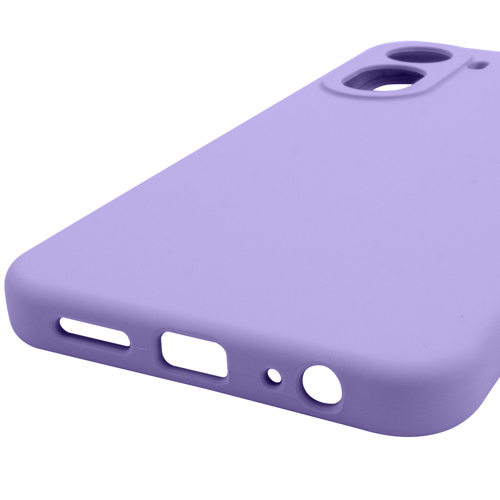Чехол Silicone Cover Lakshmi Full Camera (AAA) для Xiaomi Redmi A7 Pro 4G / Poco C81, Сиреневый / Dasheen 4, Силикон, купить оптом с доставкой