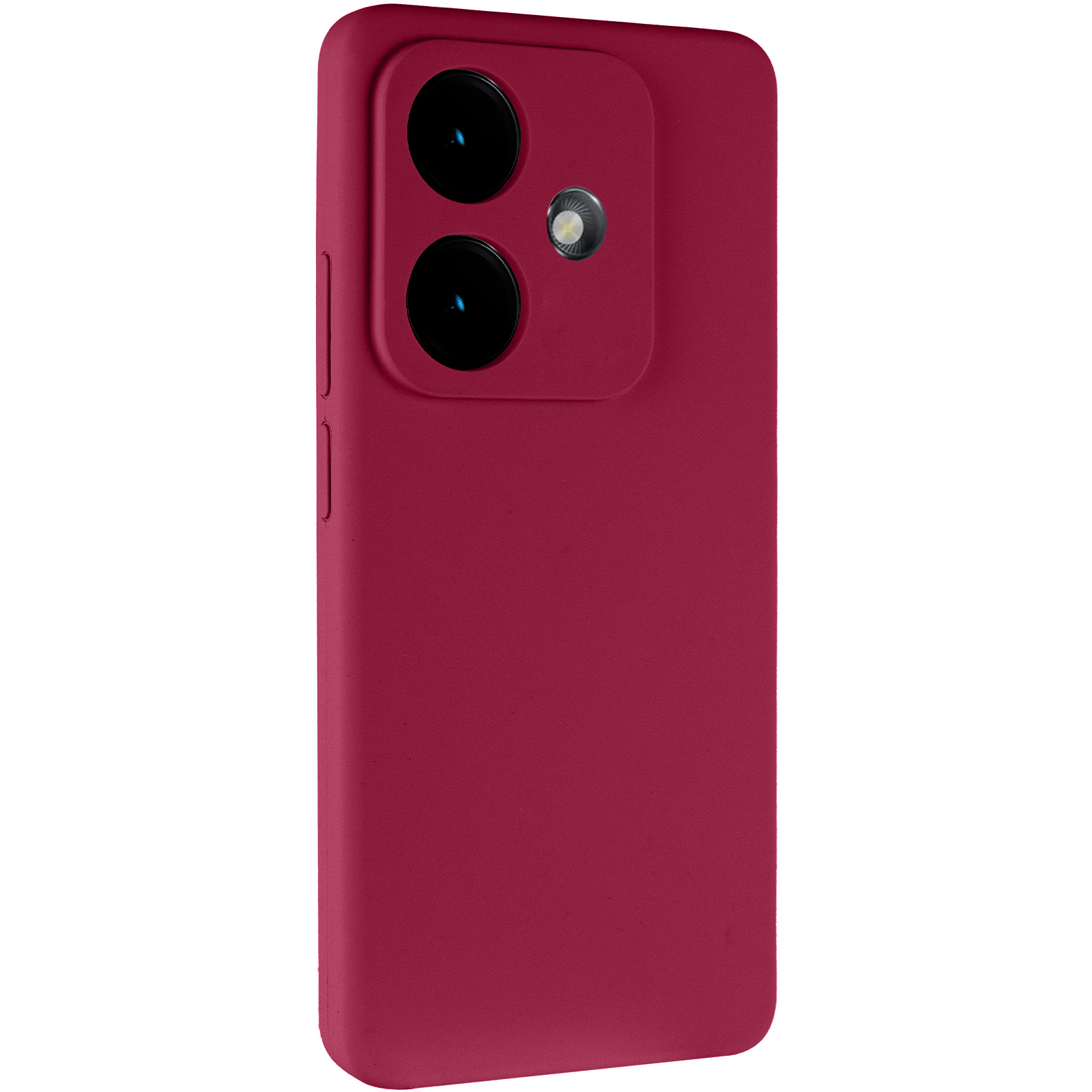 Чехол Silicone Cover Lakshmi Full Camera (AAA) для Xiaomi Redmi Note 17 Pro 5G, Бордовый / Plum, Силикон, купить оптом с доставкой