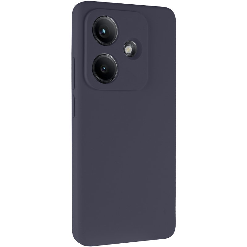 Чехол Silicone Cover Lakshmi Full Camera (AAA) для Xiaomi Redmi Note 17 Pro 5G, Серый / Dark Gray, Силикон, купить оптом с доставкой