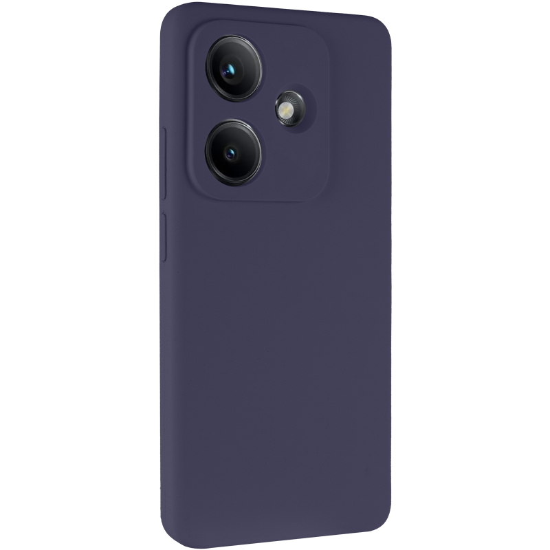 Чехол Silicone Cover Lakshmi Full Camera (AAA) для Xiaomi Redmi Note 17 Pro 5G, Темно-синий / Midnight blue, Силикон, купить оптом с доставкой