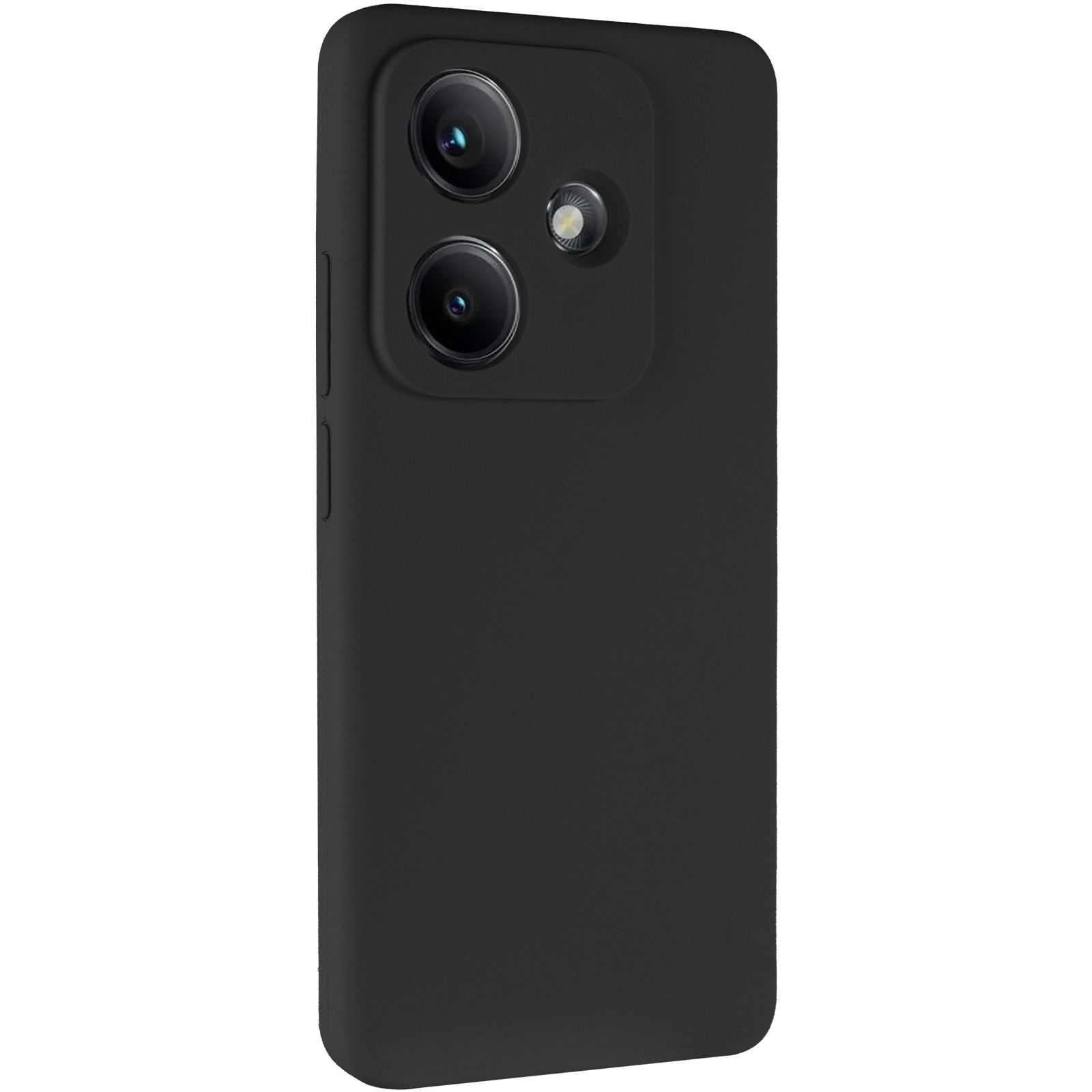 Чехол Silicone Cover Lakshmi Full Camera (AAA) для Xiaomi Redmi Note 17 Pro 5G, Черный / Black, Силикон, купить оптом с доставкой
