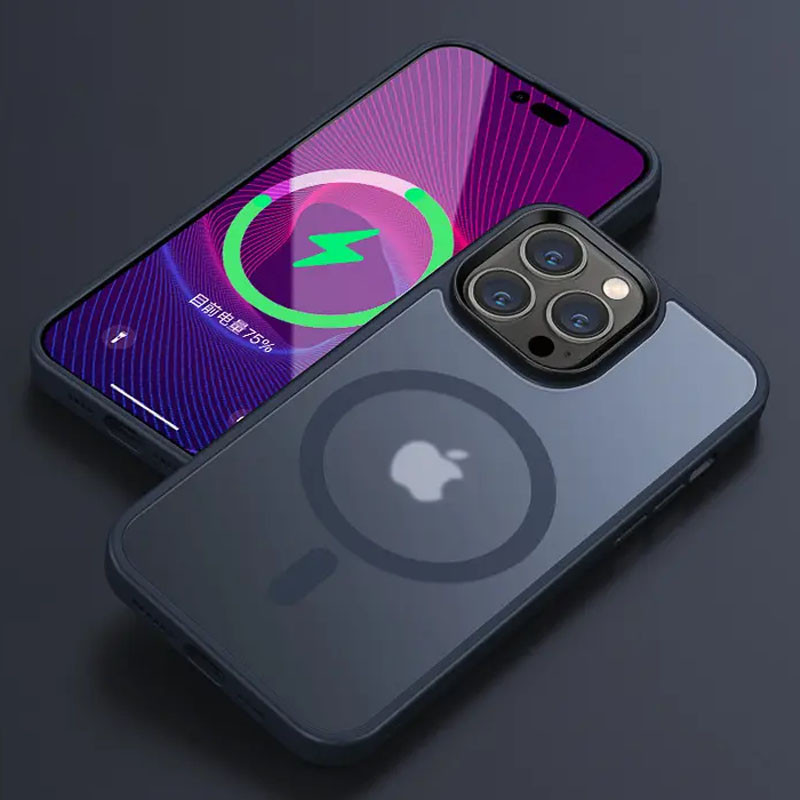Чохол Metal Buttons with MagSafe Colorful для Apple iPhone 13 Pro (6.1) |TPU+PC| на малюнкі №2