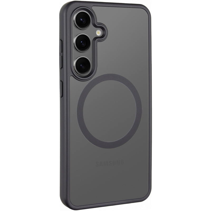 Чохол Metal Buttons with MagSafe Colorful для Samsung Galaxy S24 |TPU+PC| на малюнкі №1