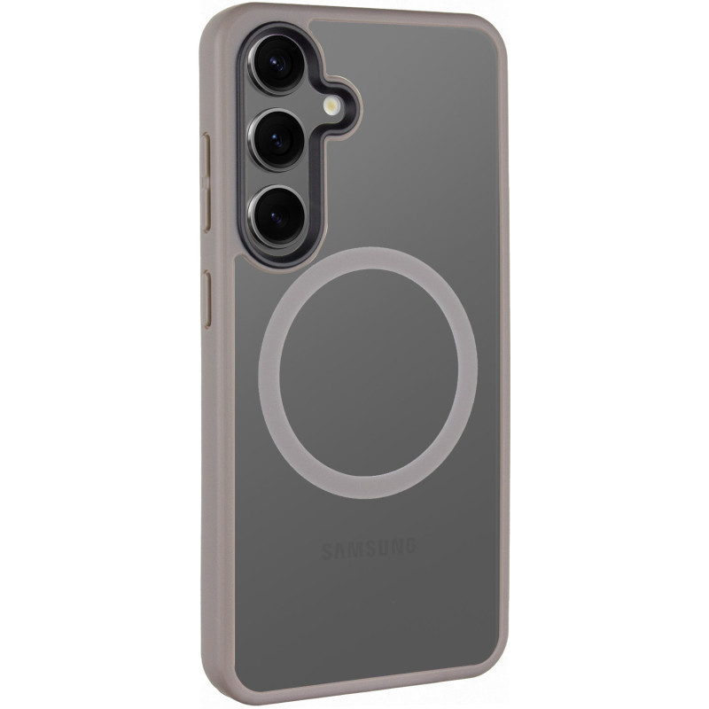 Чохол Metal Buttons with MagSafe Colorful для Samsung Galaxy S24 |TPU+PC| на малюнкі №1