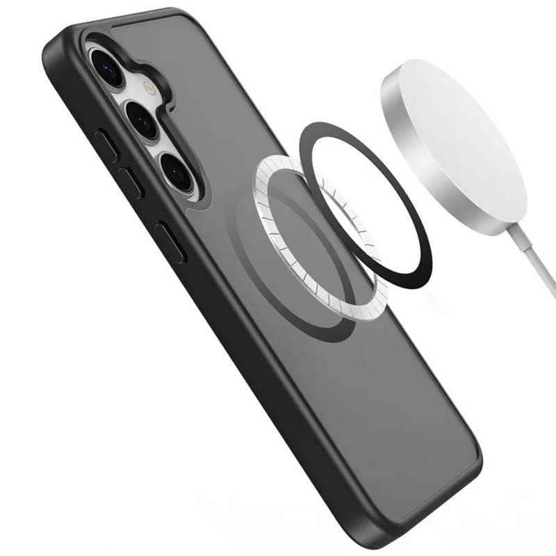 Чохол Metal Buttons with MagSafe Colorful для Samsung Galaxy S24+ |TPU+PC| на малюнкі №4