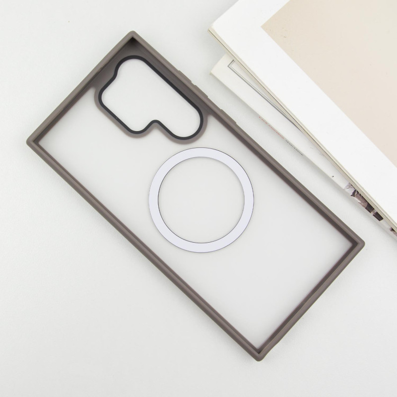 Чохол Metal Buttons with MagSafe Colorful для Samsung Galaxy S24 Ultra |TPU+PC| на малюнкі №3