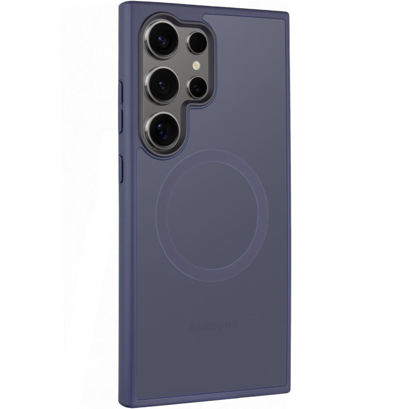 Чохол Metal Buttons with MagSafe Colorful для Samsung Galaxy S24 Ultra |TPU+PC| на малюнкі №1