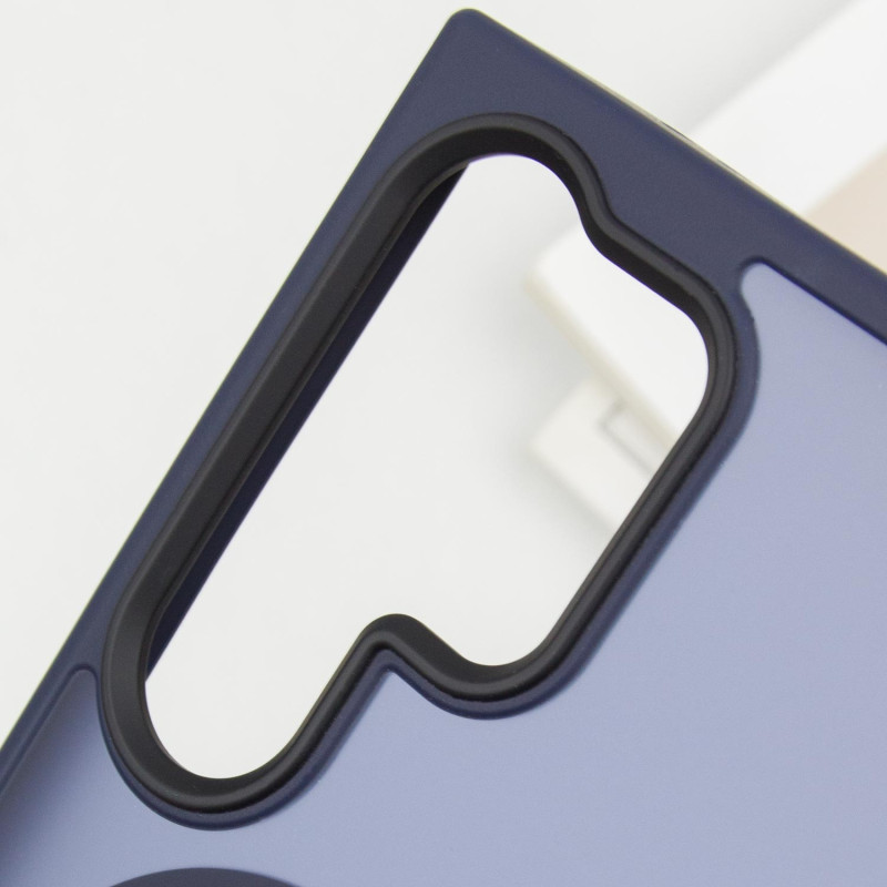 Чохол Metal Buttons with MagSafe Colorful для Samsung Galaxy S24 Ultra |TPU+PC| на малюнкі №5