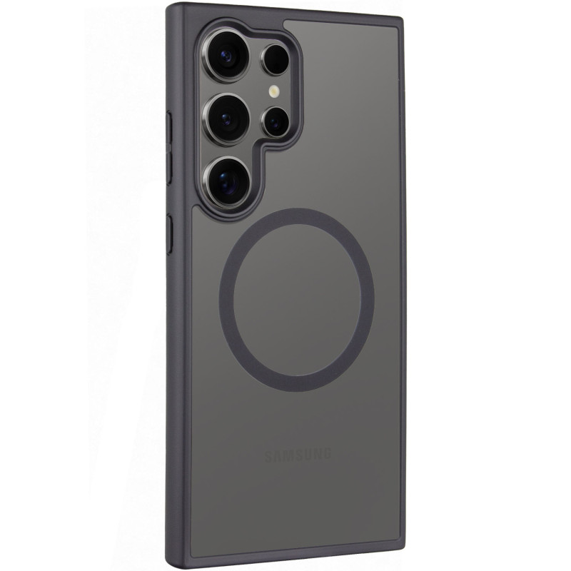 Чохол Metal Buttons with MagSafe Colorful для Samsung Galaxy S24 Ultra |TPU+PC| на малюнкі №1