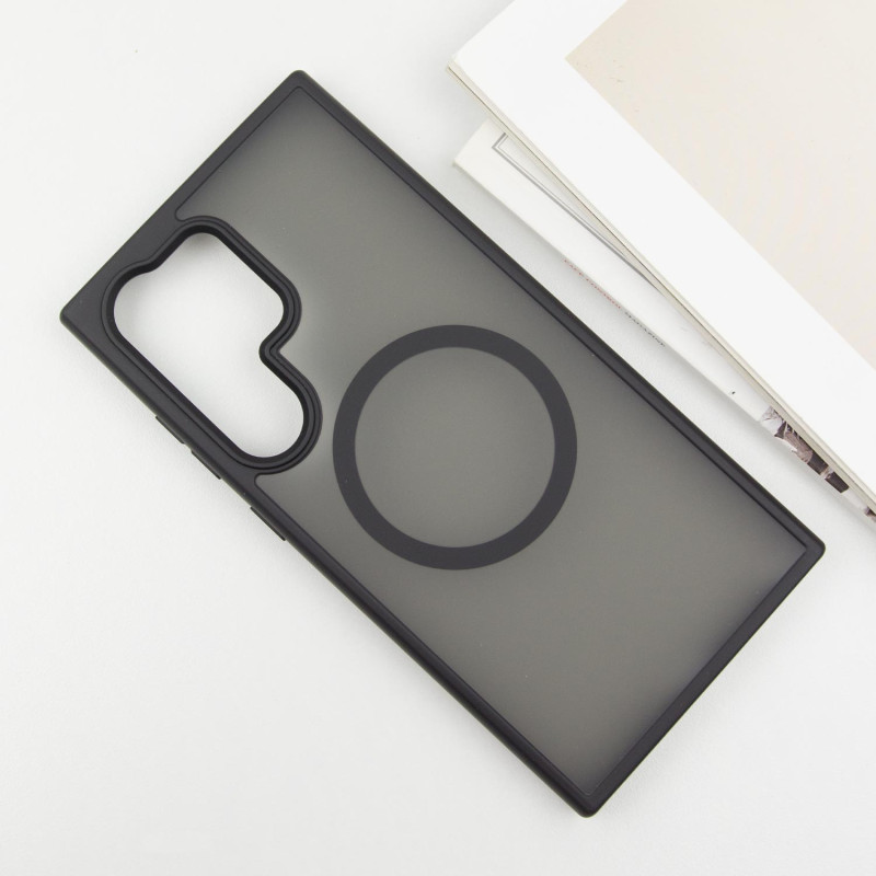 Чохол Metal Buttons with MagSafe Colorful для Samsung Galaxy S24 Ultra |TPU+PC| на малюнкі №2