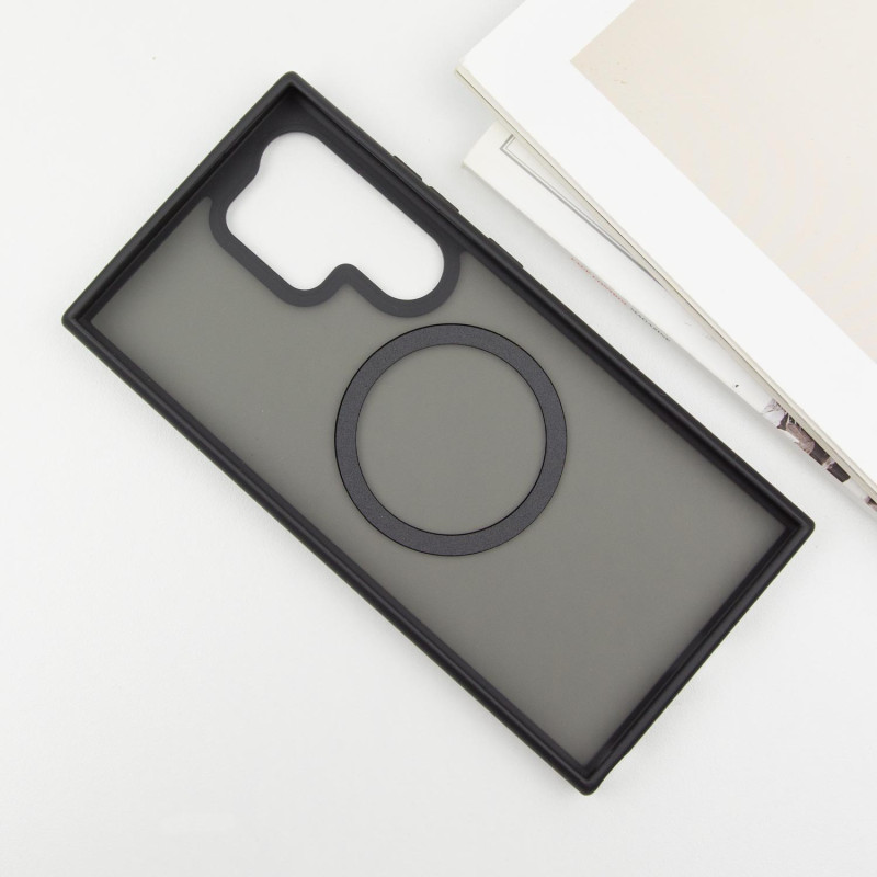 Чохол Metal Buttons with MagSafe Colorful для Samsung Galaxy S25 Ultra |TPU+PC| на малюнкі №3