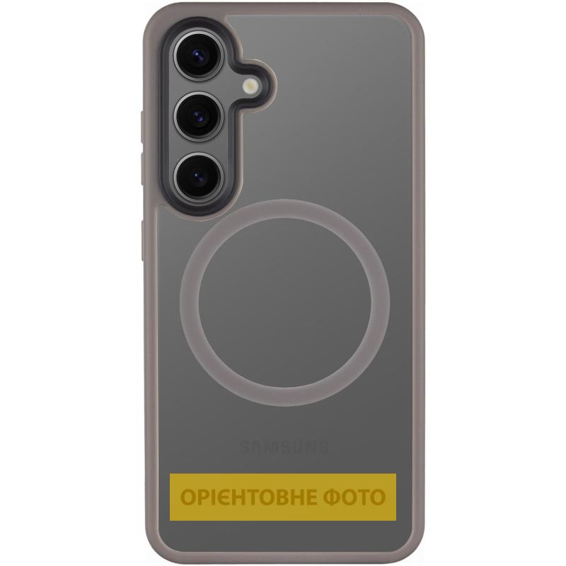 Чохол Metal Buttons with MagSafe Colorful для Samsung Galaxy S25 Edge |TPU+PC| на малюнкі №2