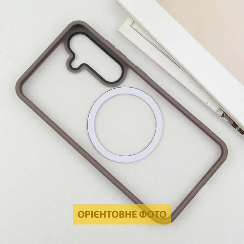 Чохол Metal Buttons with MagSafe Colorful для Samsung Galaxy S25 Edge |TPU+PC| на малюнкі №4