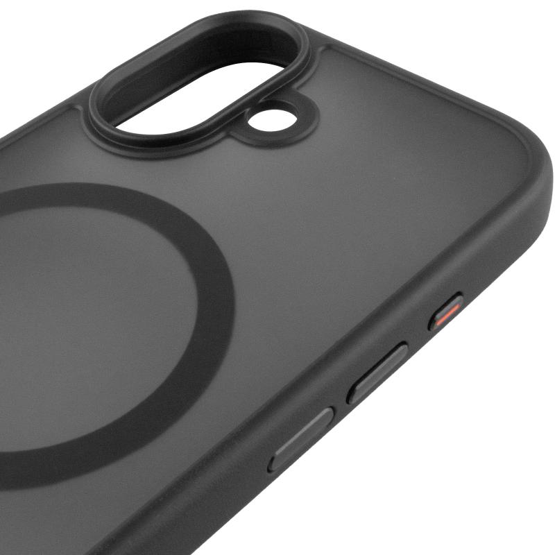 Чехол Metal Buttons with MagSafe Colorful для Apple iPhone 17 (6.3) |TPU+PC| на картинке №4