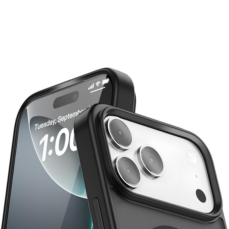 Чехол Metal Buttons with MagSafe Colorful для Apple iPhone 17 Pro Max (6.9) |TPU+PC| на картинке №7