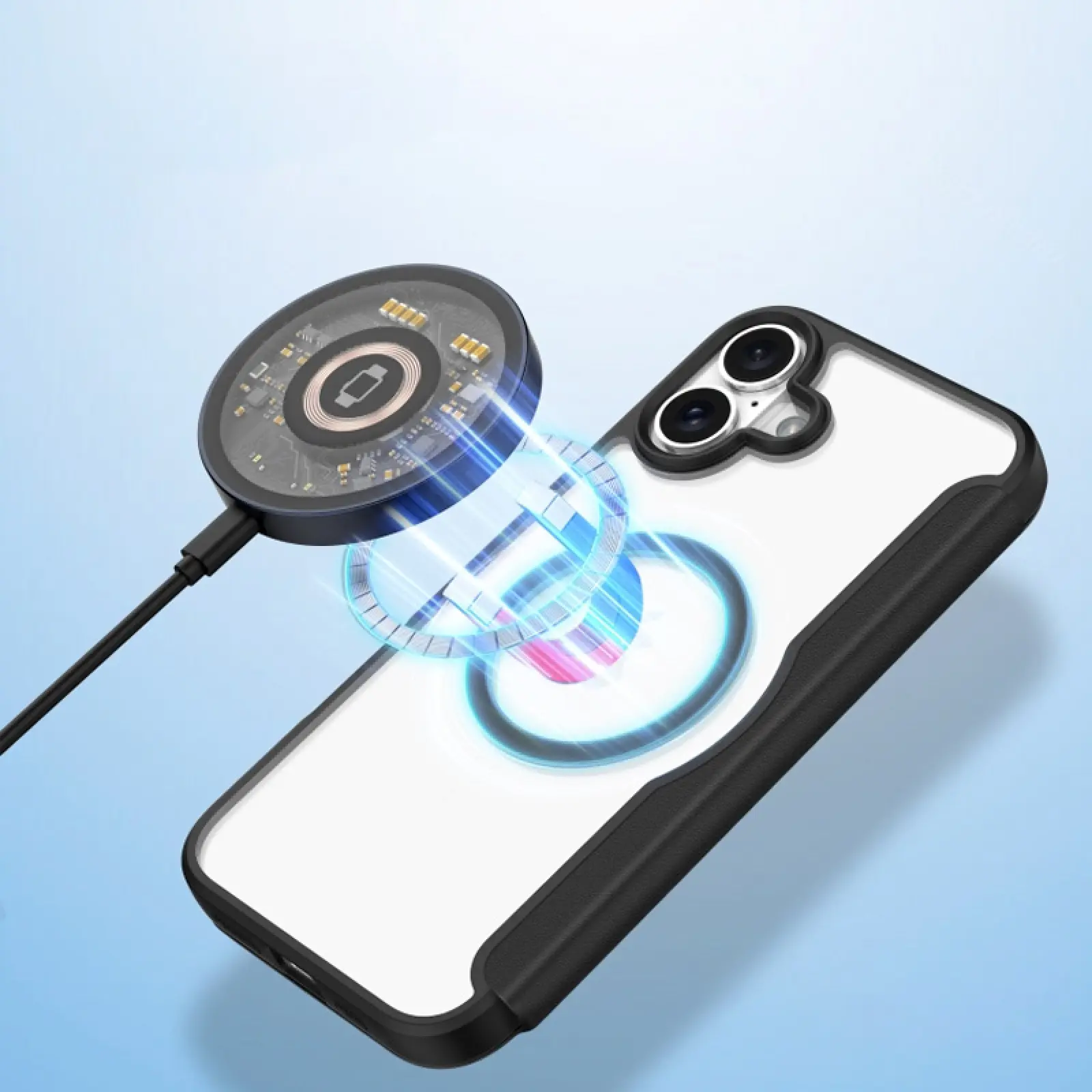 Чехол-книжка Dux Ducis Skin X Pro with MagSafe для Apple iPhone 16 (6.1"), Black 4, TPU+PC, купить оптом с доставкой