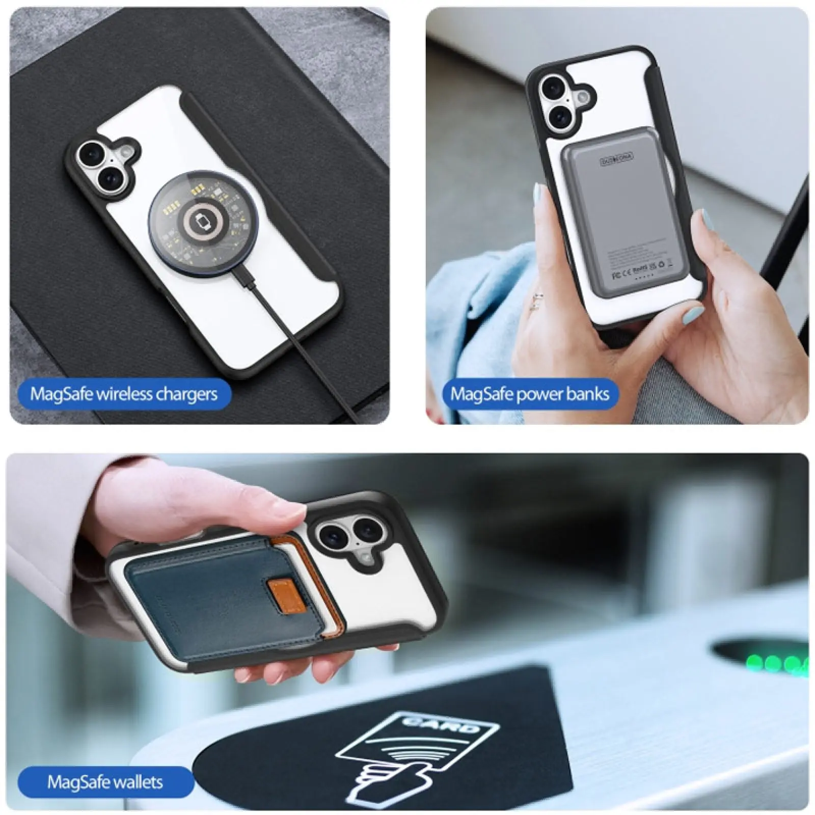 Чехол-книжка Dux Ducis Skin X Pro with MagSafe для Apple iPhone 16 (6.1"), Black 6, TPU+PC, купить оптом с доставкой