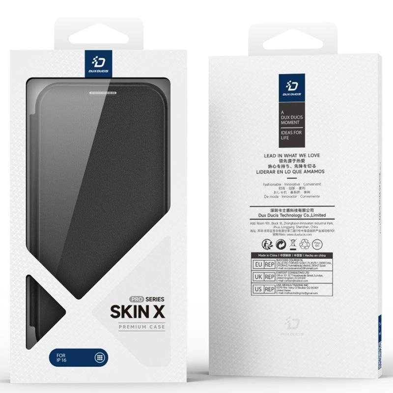 Чехол-книжка Dux Ducis Skin X Pro with MagSafe для Apple iPhone 16 (6.1) на картинке №8
