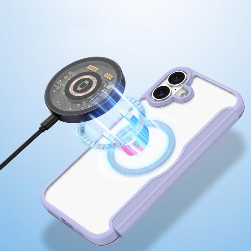 Чехол-книжка Dux Ducis Skin X Pro with MagSafe для Apple iPhone 16 (6.1) на картинке №5