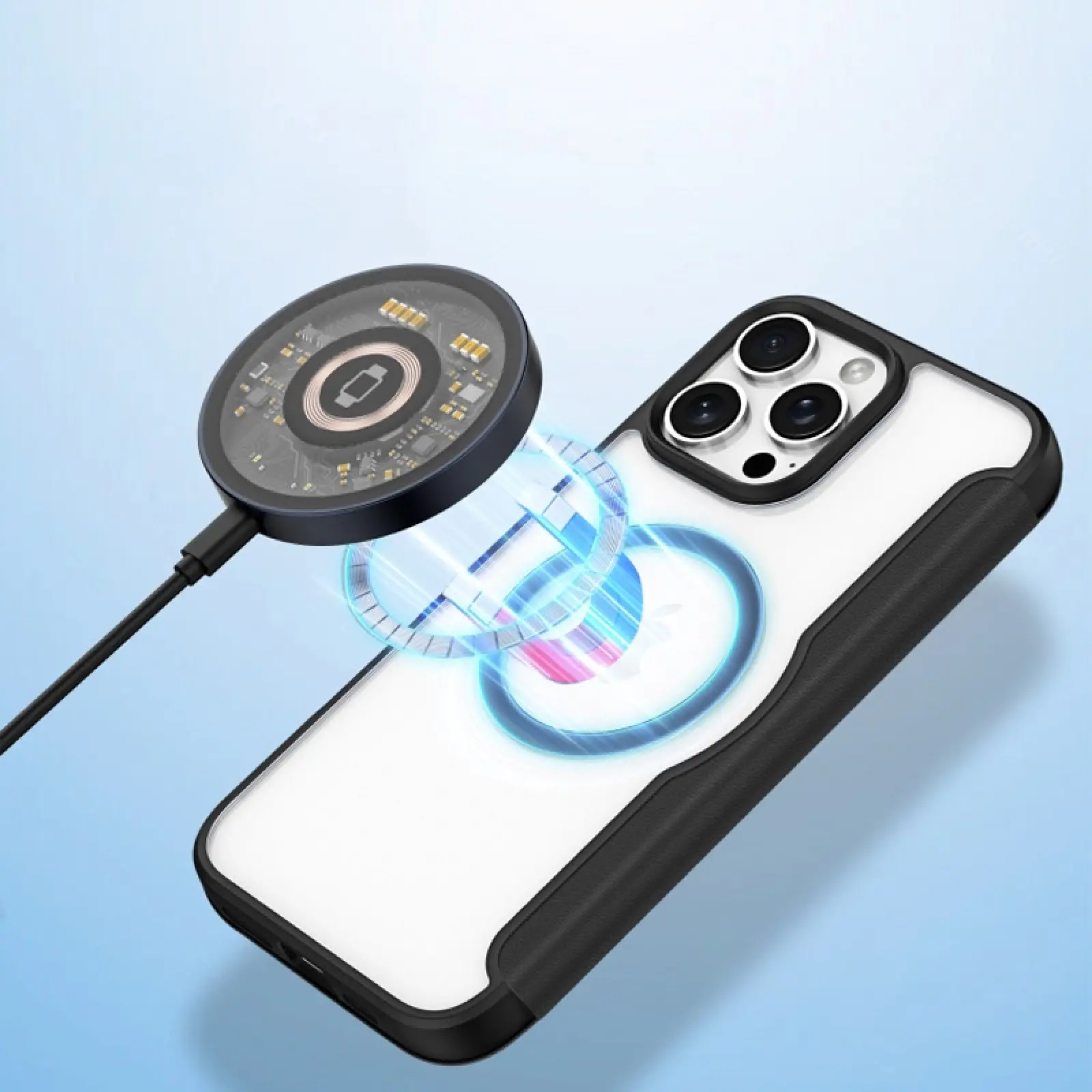 Чехол-книжка Dux Ducis Skin X Pro with MagSafe для Apple iPhone 16 Pro (6.3"), Black 4, TPU+PC, купить оптом с доставкой