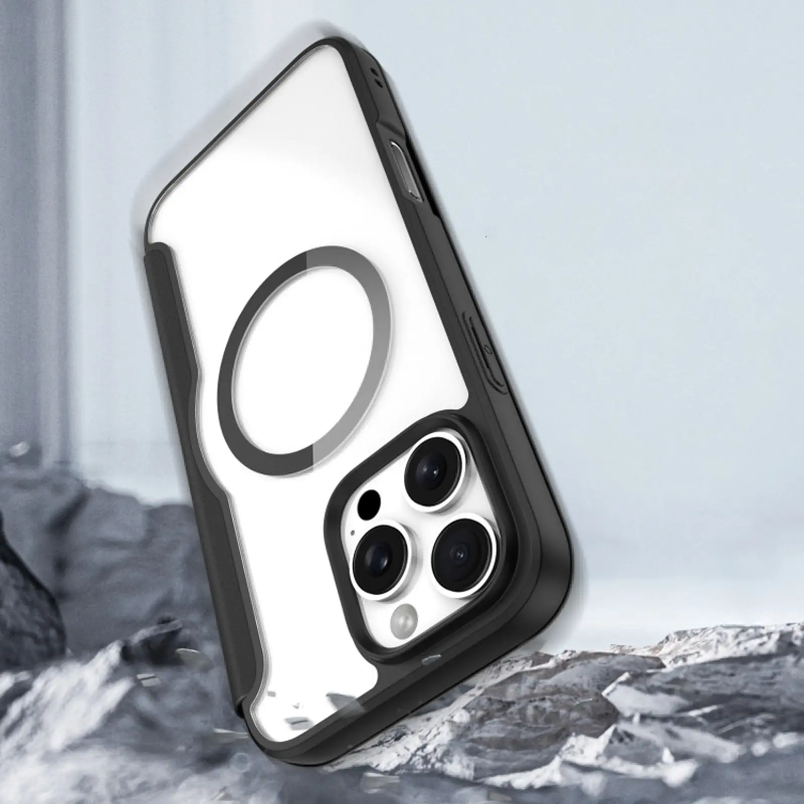 Чехол-книжка Dux Ducis Skin X Pro with MagSafe для Apple iPhone 16 Pro (6.3"), Black 5, TPU+PC, купить оптом с доставкой