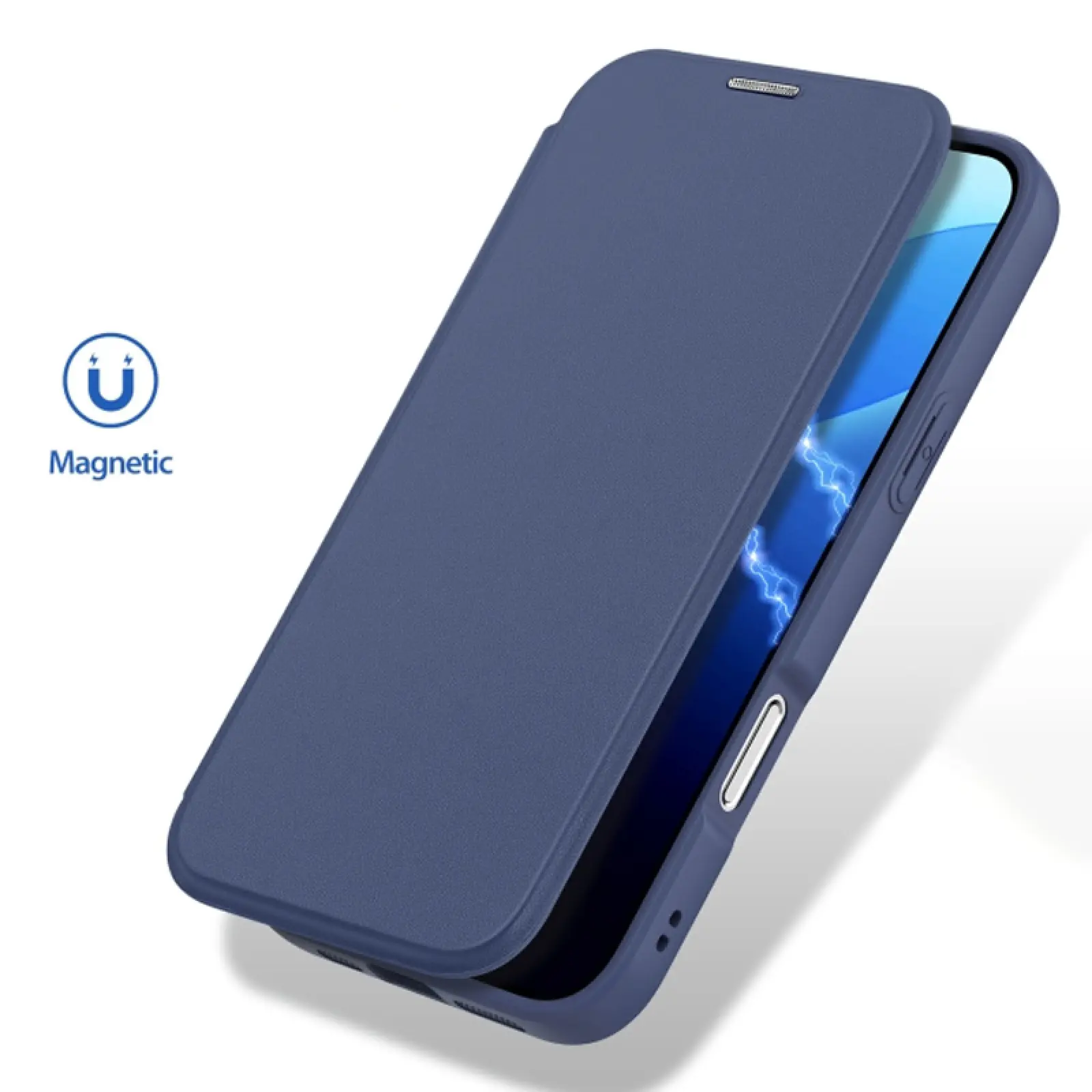 Чехол-книжка Dux Ducis Skin X Pro with MagSafe для Apple iPhone 16 Pro (6.3"), Blue 1, TPU+PC, купить оптом с доставкой