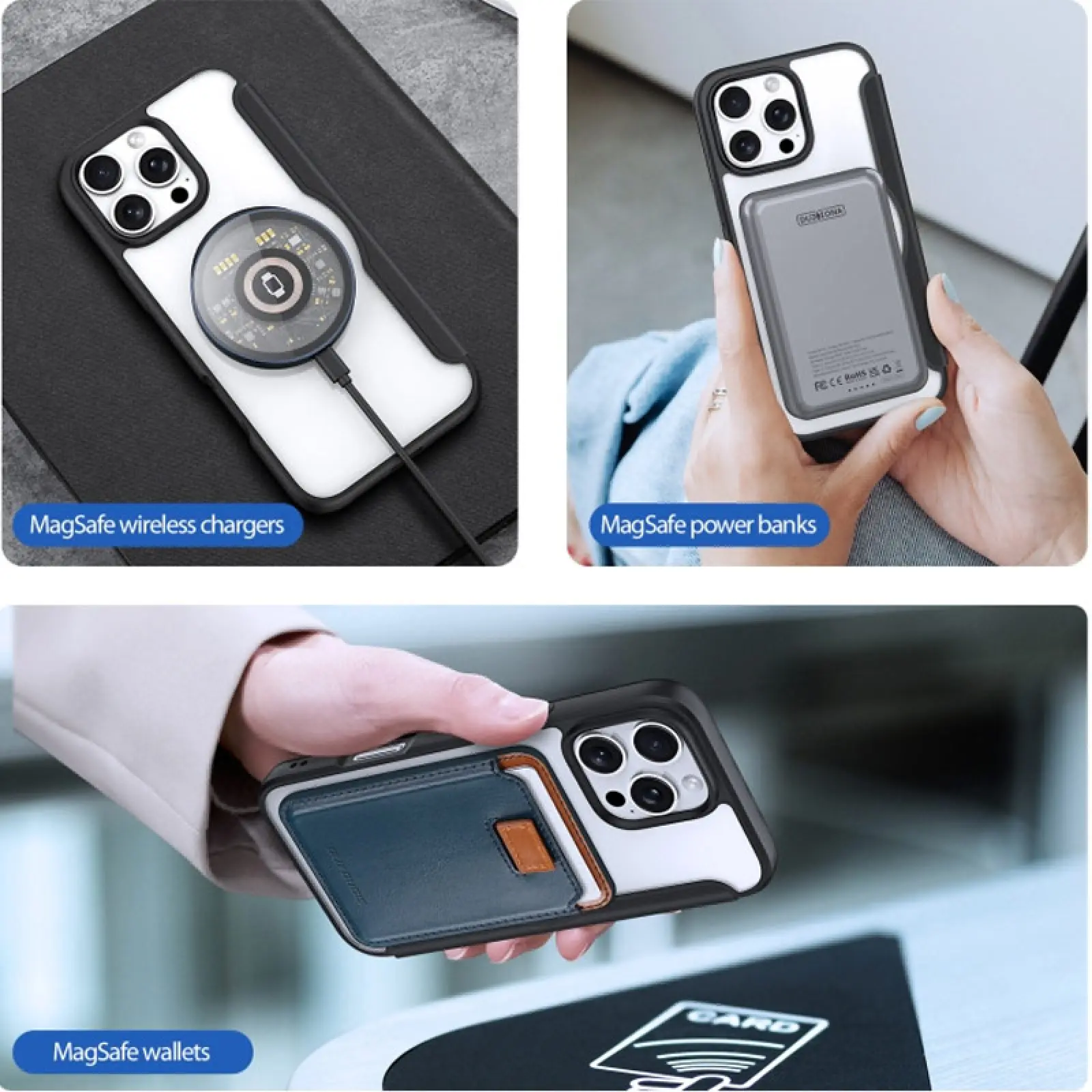 Чехол-книжка Dux Ducis Skin X Pro with MagSafe для Apple iPhone 16 Pro Max (6.9"), Black 6, TPU+PC, купить оптом с доставкой
