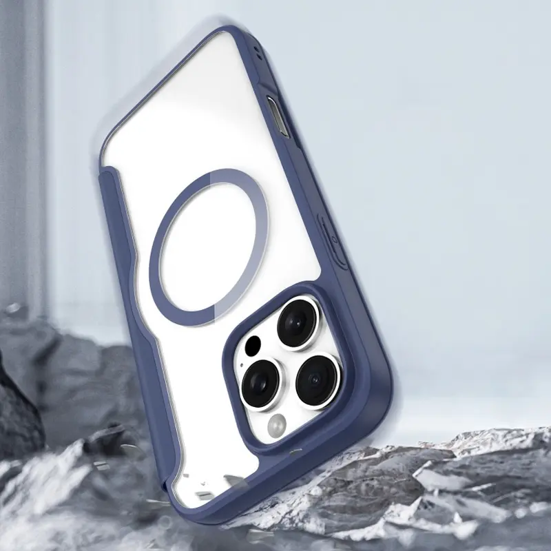 Чехол-книжка Dux Ducis Skin X Pro with MagSafe для Apple iPhone 16 Pro Max (6.9"), Blue 5, TPU+PC, купить оптом с доставкой