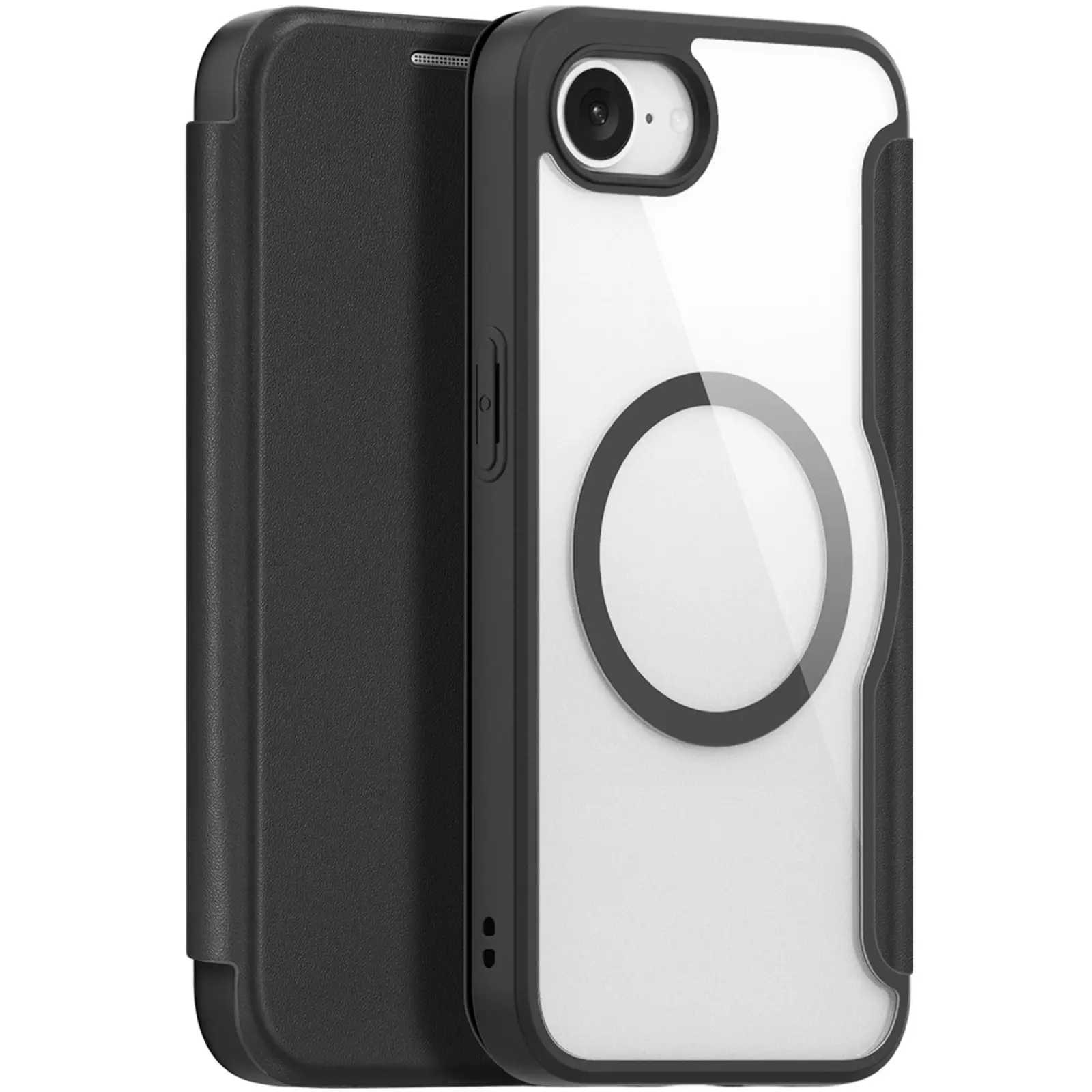 Чехол-книжка Dux Ducis Skin X Pro with MagSafe для Apple iPhone 16e (6.1"), Black, TPU+PC, купить оптом с доставкой