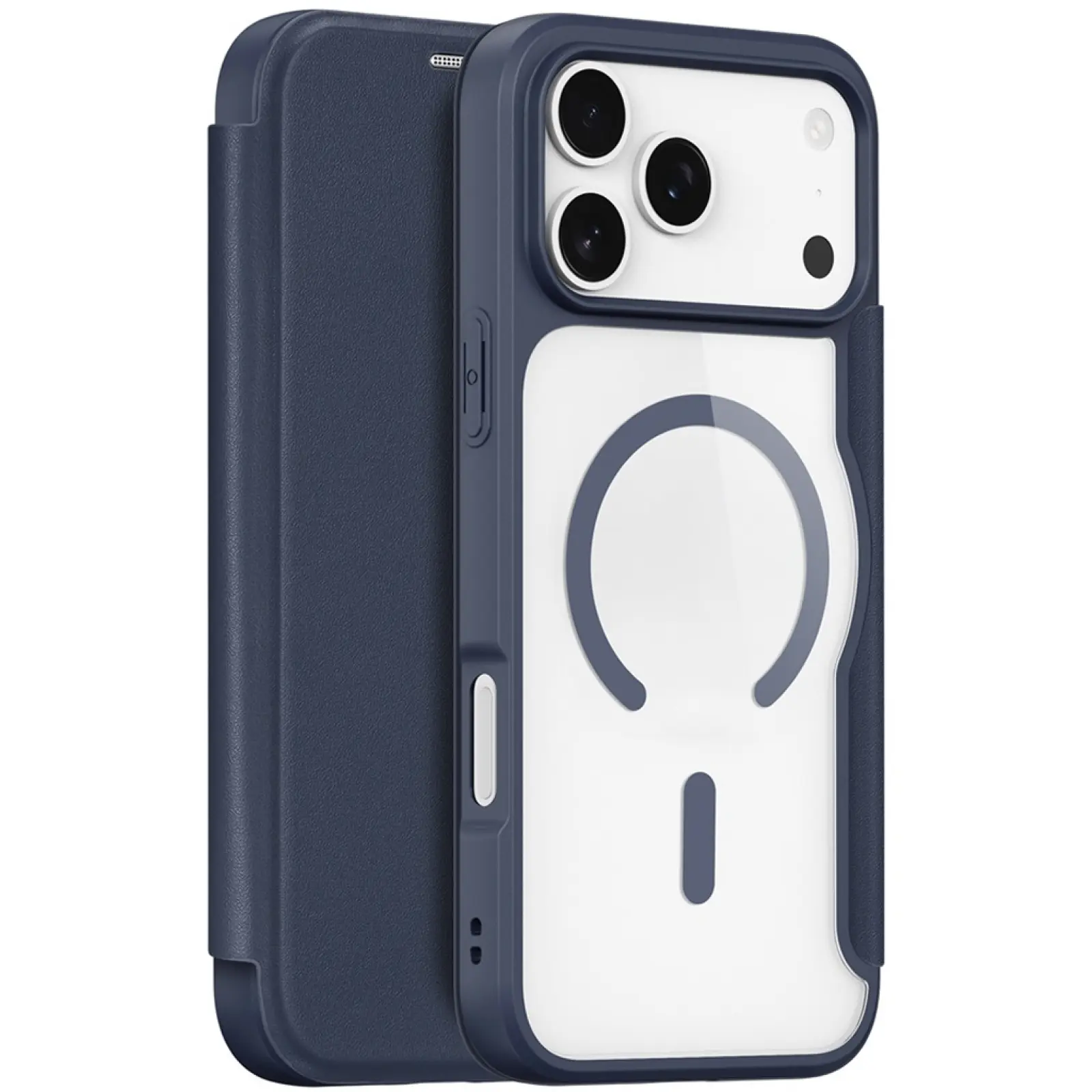 Чехол-книжка Dux Ducis Skin X Pro with MagSafe для Apple iPhone 17 Pro (6.3"), Blue 1, TPU+PC, купить оптом с доставкой