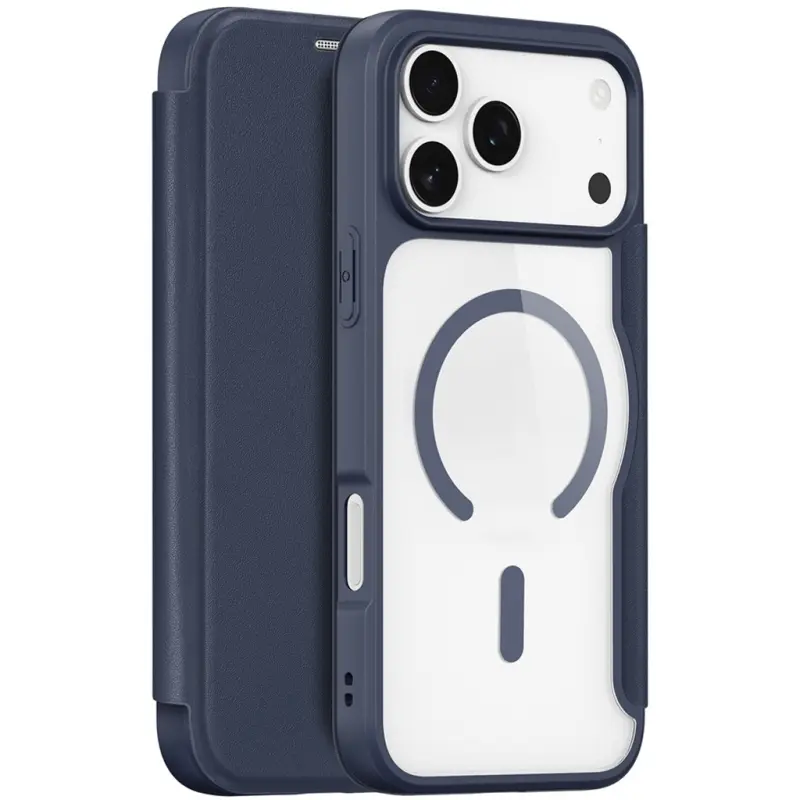 Чехол-книжка Dux Ducis Skin X Pro with MagSafe для Apple iPhone 17 Pro Max (6.9"), Blue 1, TPU+PC, купить оптом с доставкой