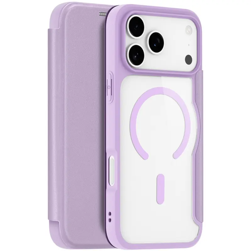 Чехол-книжка Dux Ducis Skin X Pro with MagSafe для Apple iPhone 17 Pro Max (6.9"), Purple 1, TPU+PC, купить оптом с доставкой