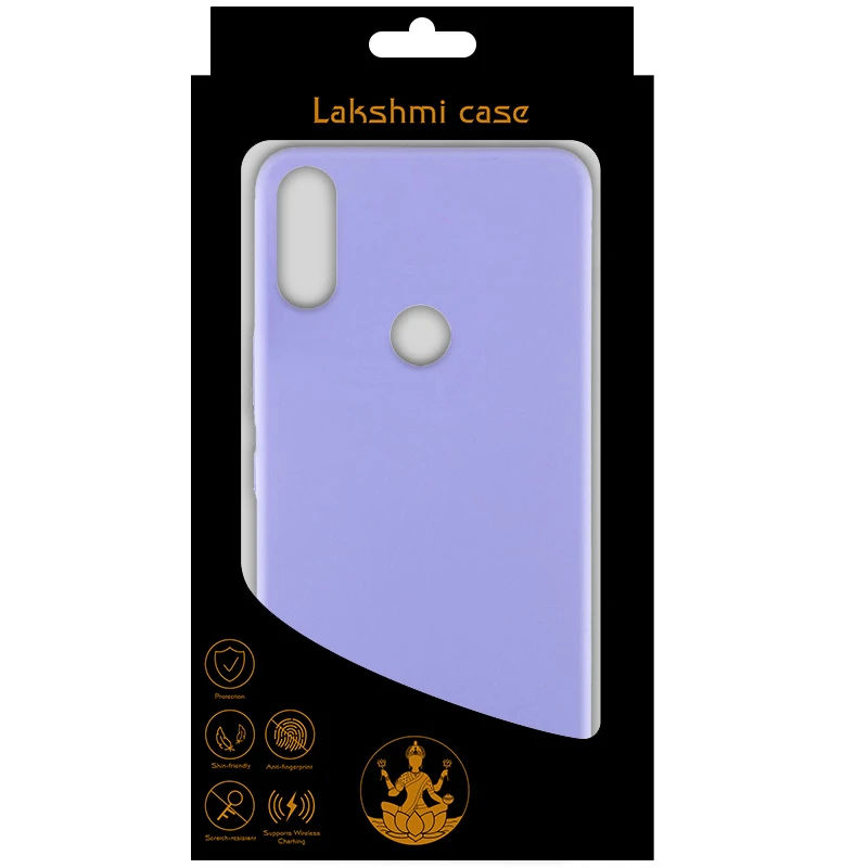 Чехол Silicone Cover Lakshmi (AAA) для Xiaomi Redmi Note 7 / Note 7 Pro / Note 7s, Сиреневый / Dasheen 3, Силикон, купить оптом с доставкой