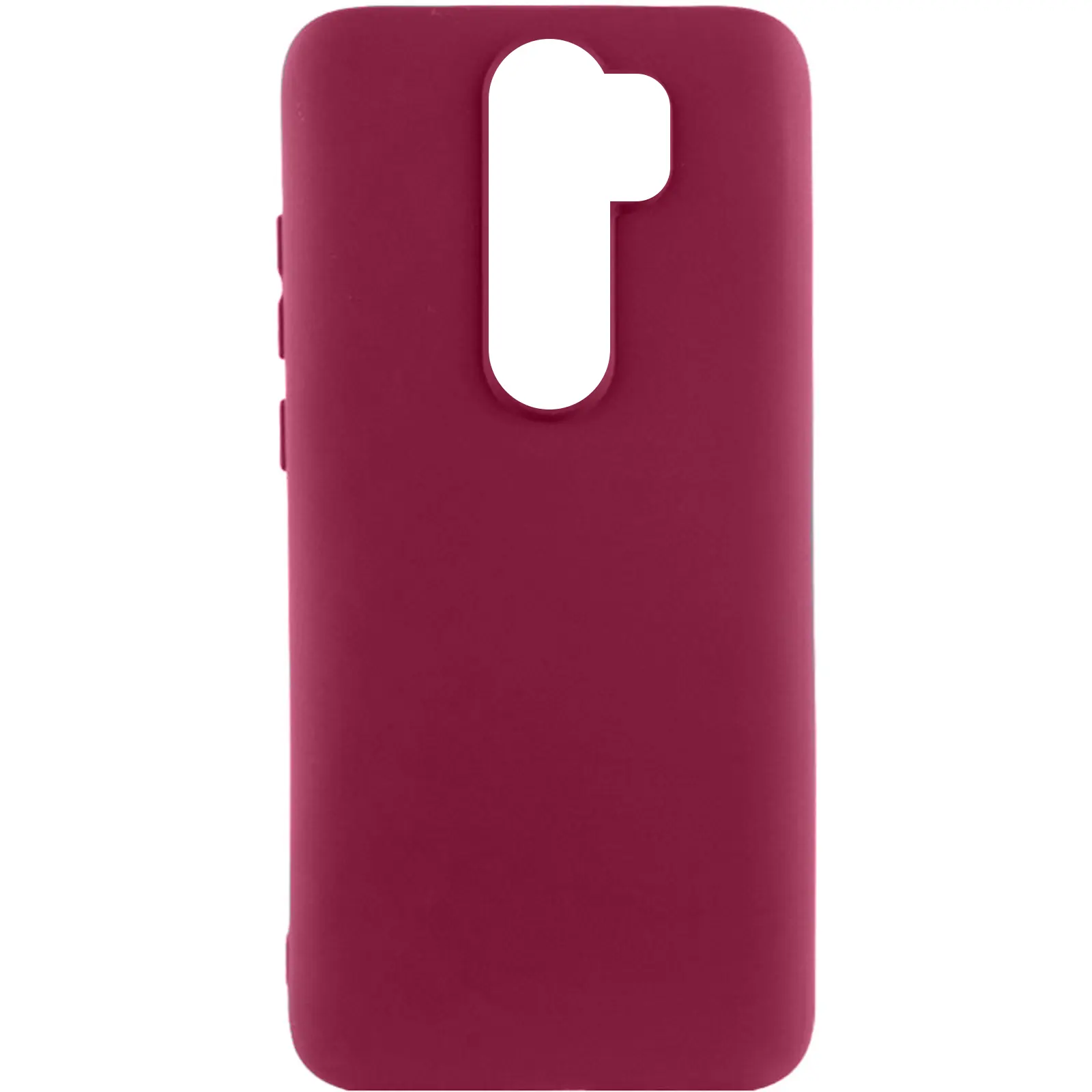 Чехол Silicone Cover Lakshmi (AAA) для Xiaomi Redmi Note 8 Pro, Бордовый / Plum, Силикон, купить оптом с доставкой