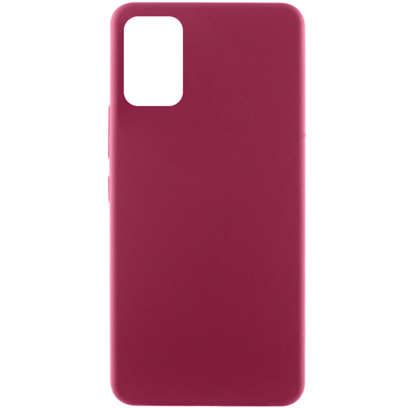 Чохол Silicone Cover Lakshmi (AAA) для Samsung Galaxy A51 4G, Бордовий / Plum, Силікон, купити оптом з доставкою