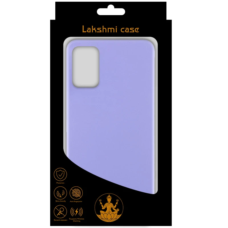 Чехол Silicone Cover Lakshmi (AAA) для Samsung Galaxy A51 4G, Сиреневый / Dasheen 3, Силикон, купить оптом с доставкой