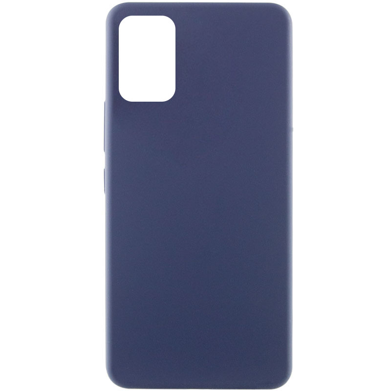Чохол Silicone Cover Lakshmi (AAA) для Samsung Galaxy A51 4G, Темно-синій / Midnight blue, Силікон, купити оптом з доставкою