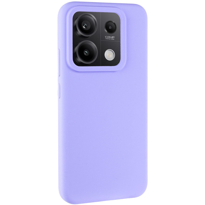 Чехол Silicone Cover Lakshmi (AAA) для Xiaomi Redmi Note 13 5G | Подкладка из микрофибры на картинке №1